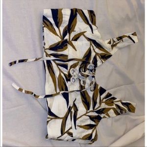 Crop Flower Tank Top